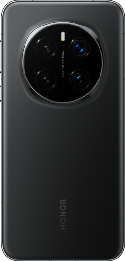 HONOR Magic7 Pro in black, rear view
